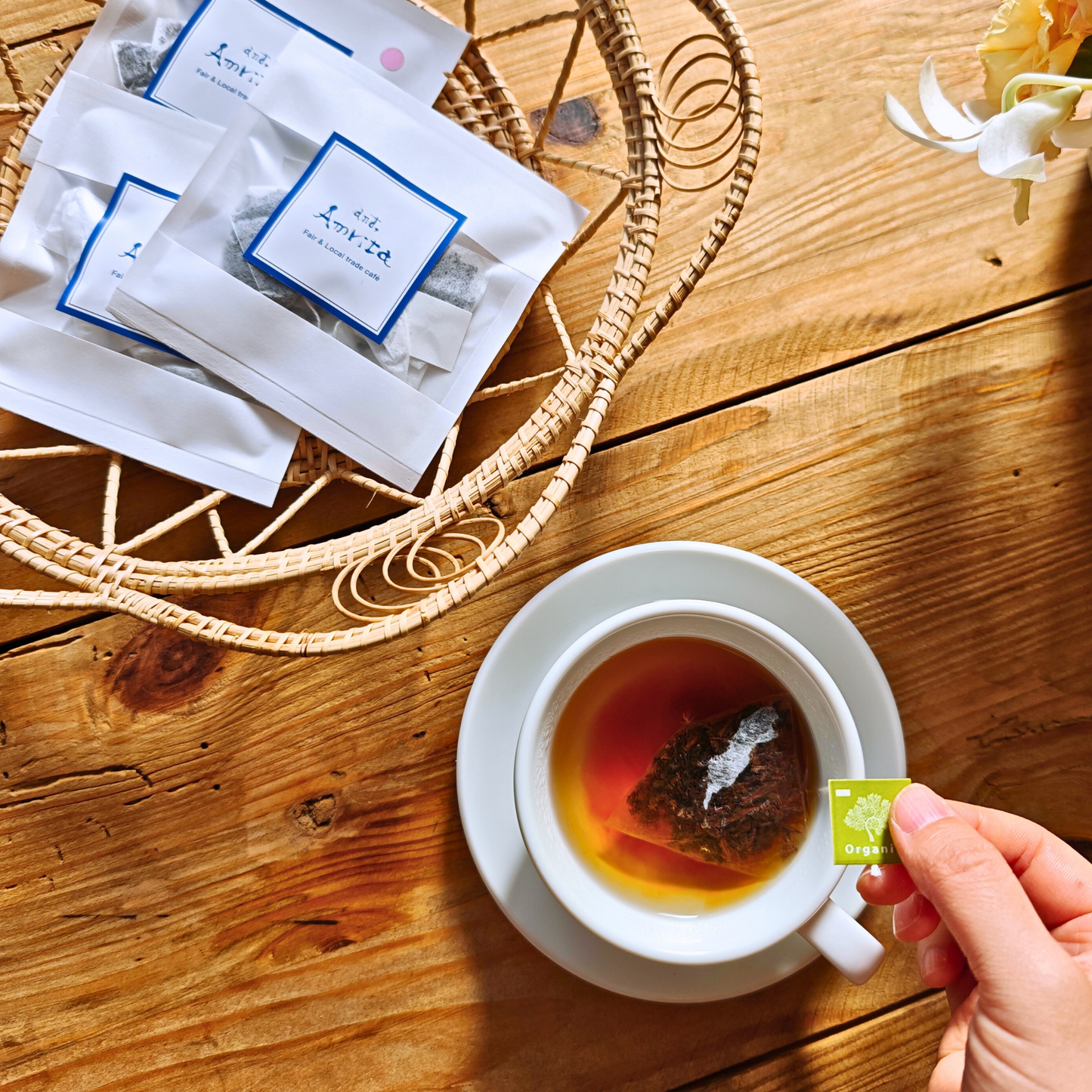 【プチギフト】有機アールグレイ紅茶(スリランカ・ウバ/2ティーバッグ)|Amrita Zen Life