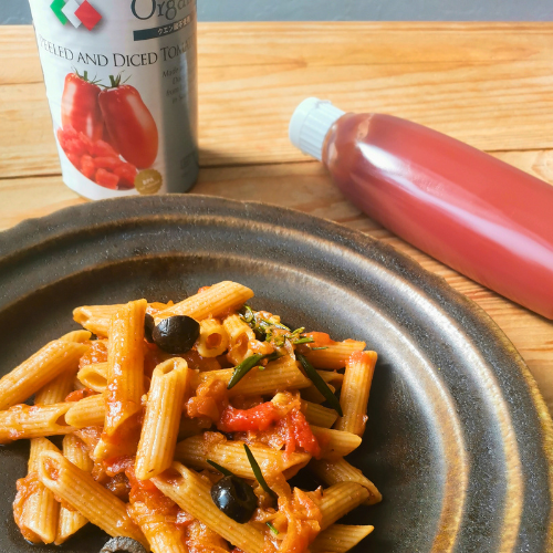 【創健社】びっくりする甘さ!フレッシュさ感じる有機トマト缶