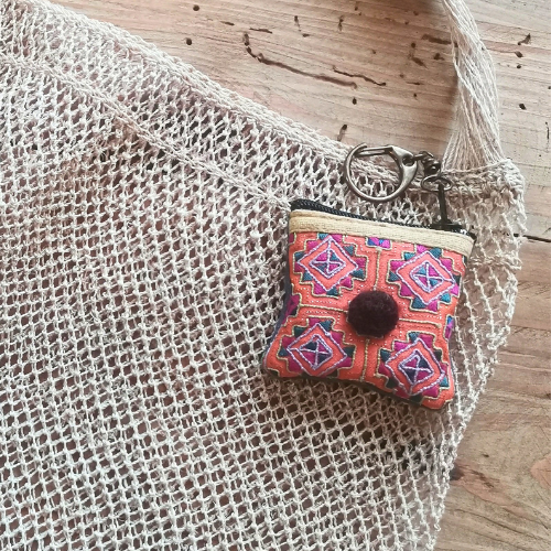 モン族刺繍 キーチャーム