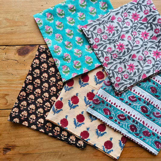 ハンドブックプリント・大判ハンカチ  B