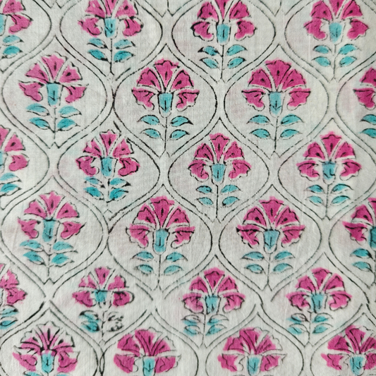 【生地量り売り】手仕事から生まれるインドの布｜ブロックプリント（ハンドブロックプリント）