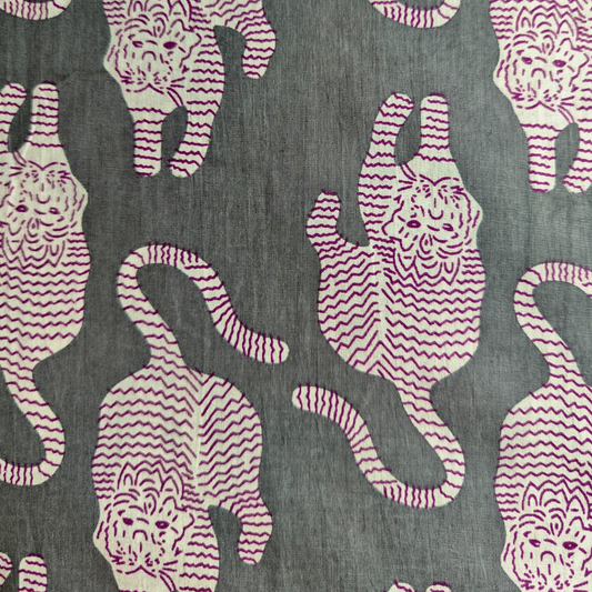 【生地量り売り】手仕事から生まれるインドの布｜ブロックプリント（シルクスクリーンタイプ）