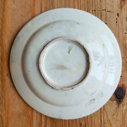 ベトナムヴィンテージ　ソンべ焼き　ライティウ焼き　ニワトリ中皿A