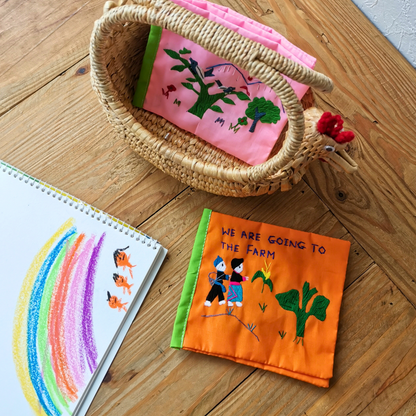 ラオス・モン族の手刺繍絵本｜布で綴るやさしい物語 – アムリタ