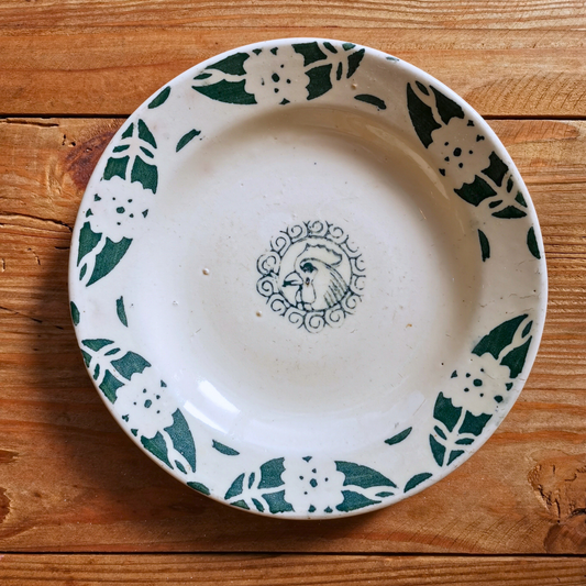 ベトナムヴィンテージ　ソンべ焼き　ライティウ焼き　ニワトリ中皿C