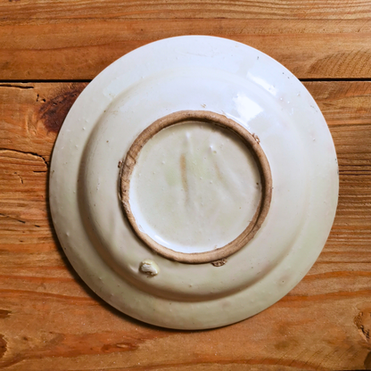 ベトナムヴィンテージ　ソンべ焼き　ライティウ焼き　ニワトリ中皿C