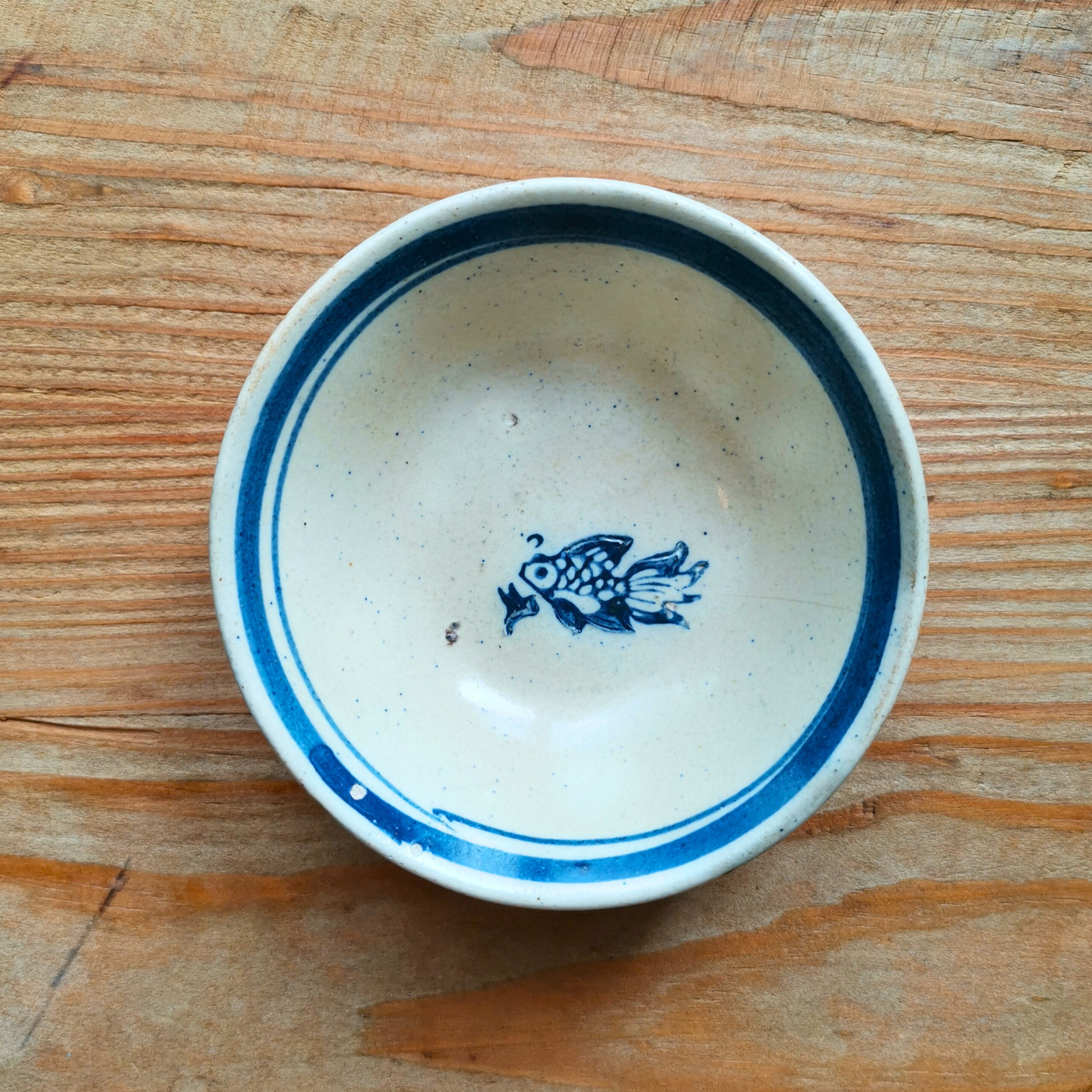 ベトナムヴィンテージ　ソンべ焼き　ライティウ焼き　金魚　　豆鉢A